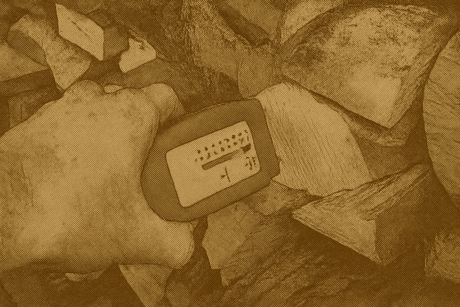 Perfectly seasoned firewood stacked for optimal burning efficiency, with a moisture meter showing low moisture content.