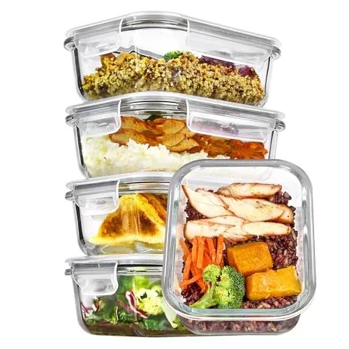 Vtopmart Glass Meal Containers