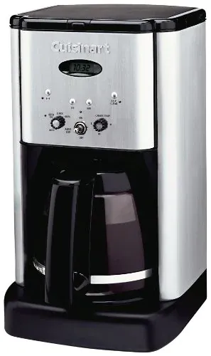 Cuisinart Brew Central 12-Cup Programmable Coffee Maker in brushed chrome finish