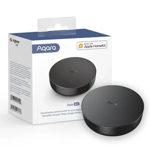 Aqara Smart Hub M2 for smart home automation and IR control, requires 2.4 GHz Wi-Fi