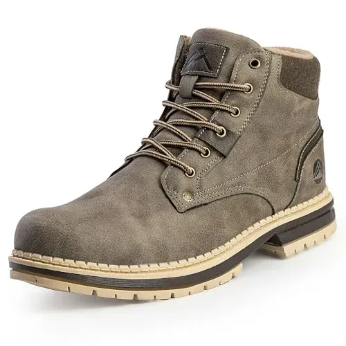 CC-Los men's winter snow boots with sherpa fleece lining, waterproof, size 11.5 wide